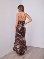 CAMILLA DRESS - CHOCOLATE
