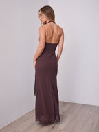 VERONICA DRESS - CHOCOLATE