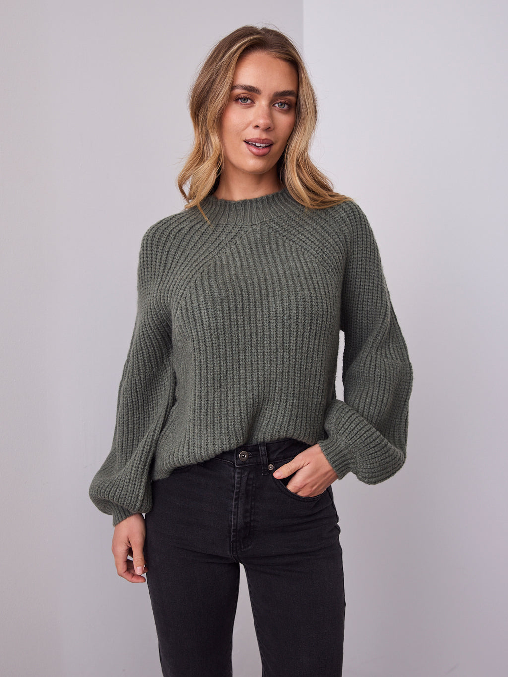 ANDREA KNIT - KHAKI