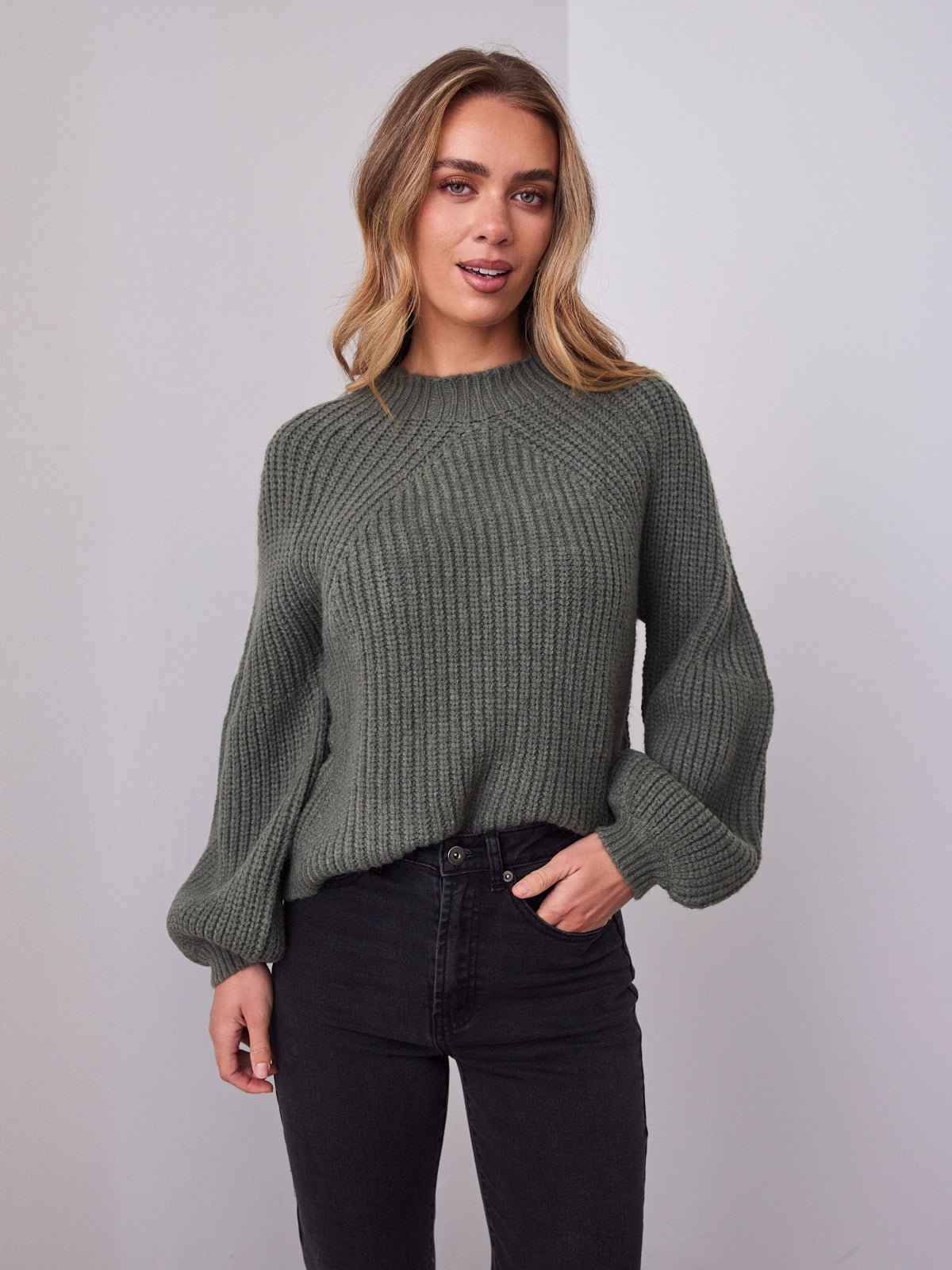ANDREA KNIT - KHAKI