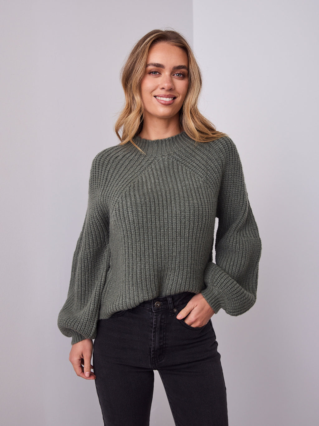 ANDREA KNIT - KHAKI