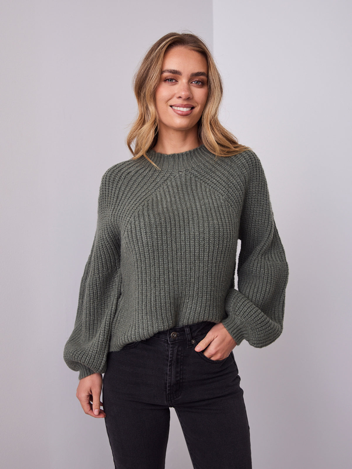 ANDREA KNIT - KHAKI