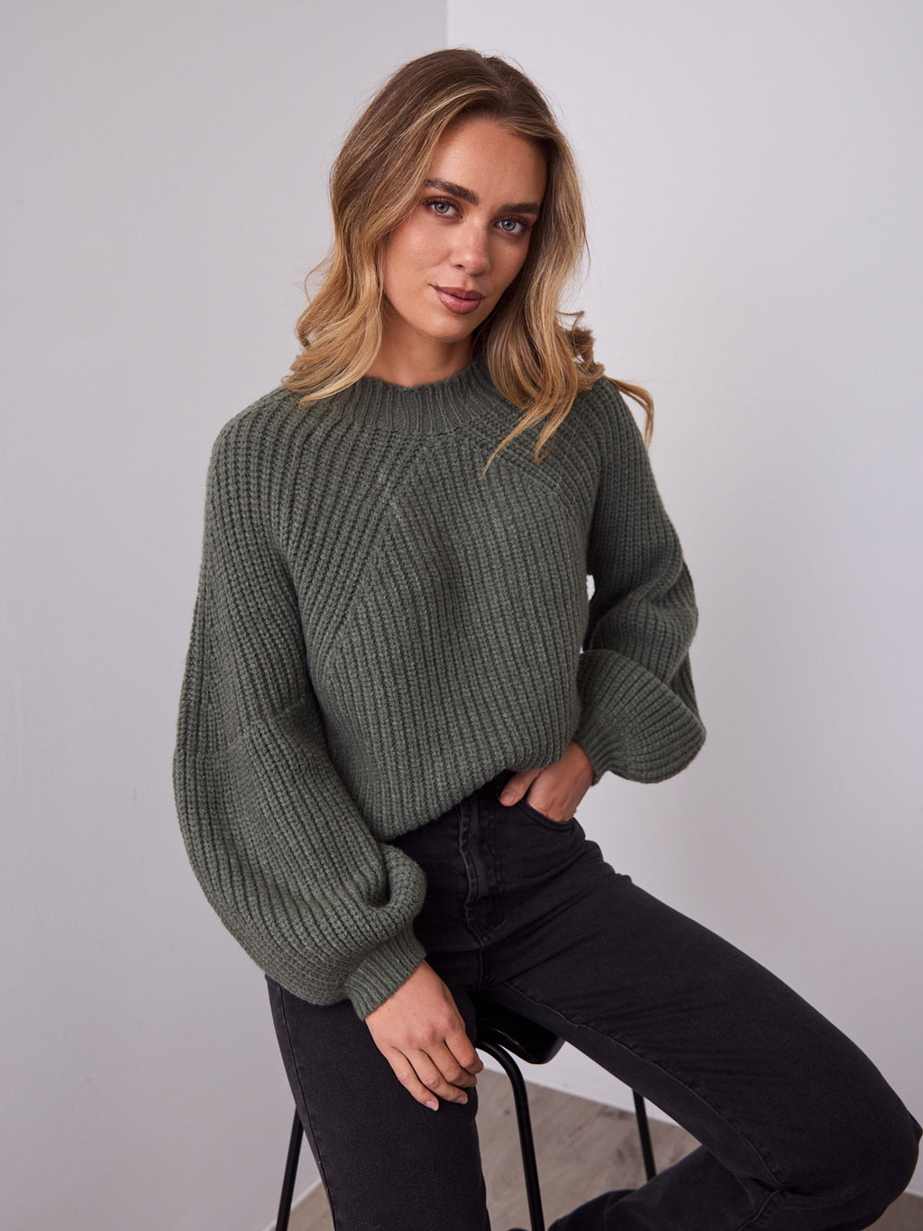 ANDREA KNIT - KHAKI