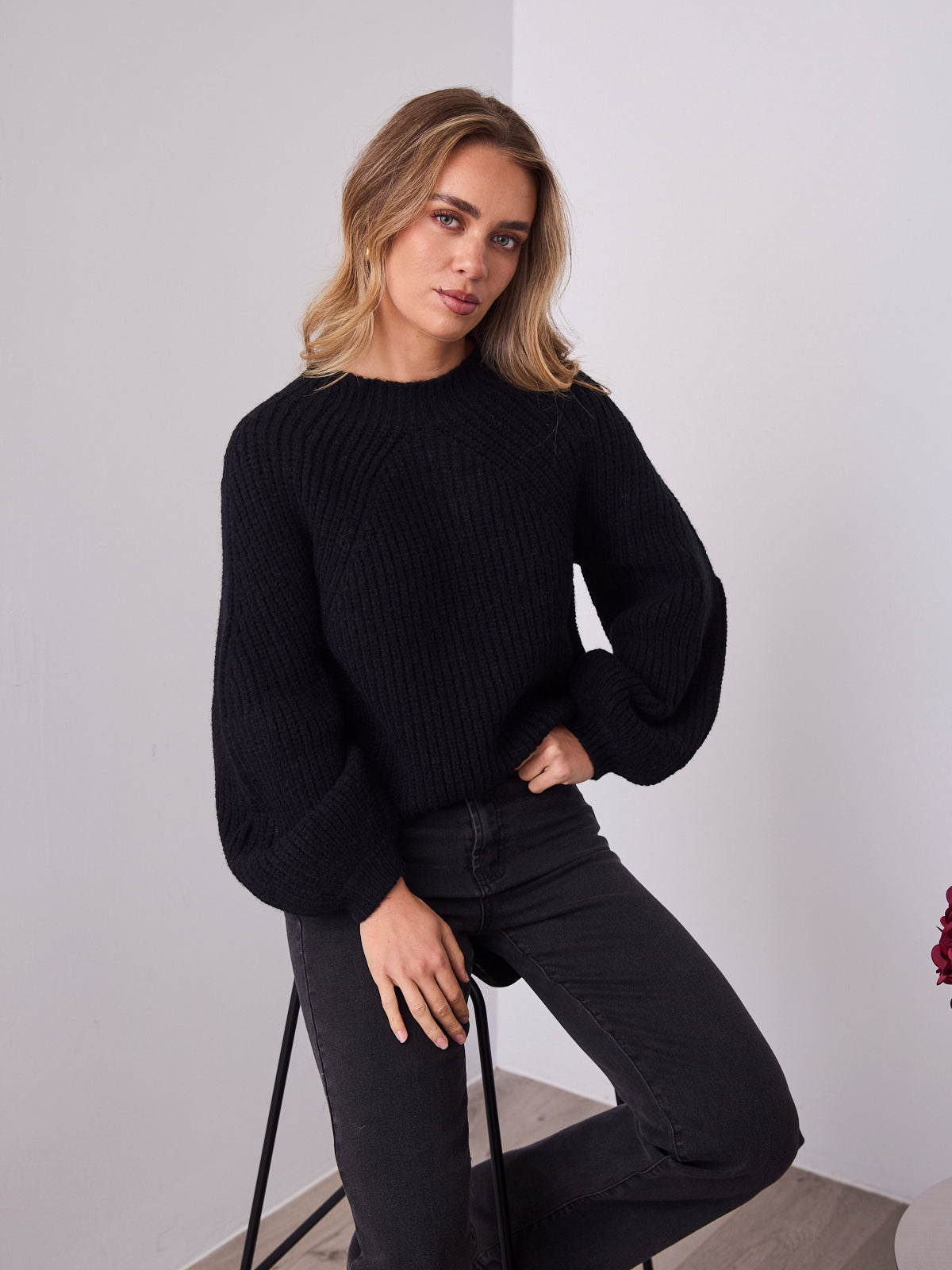 ANDREA KNIT - BLACK