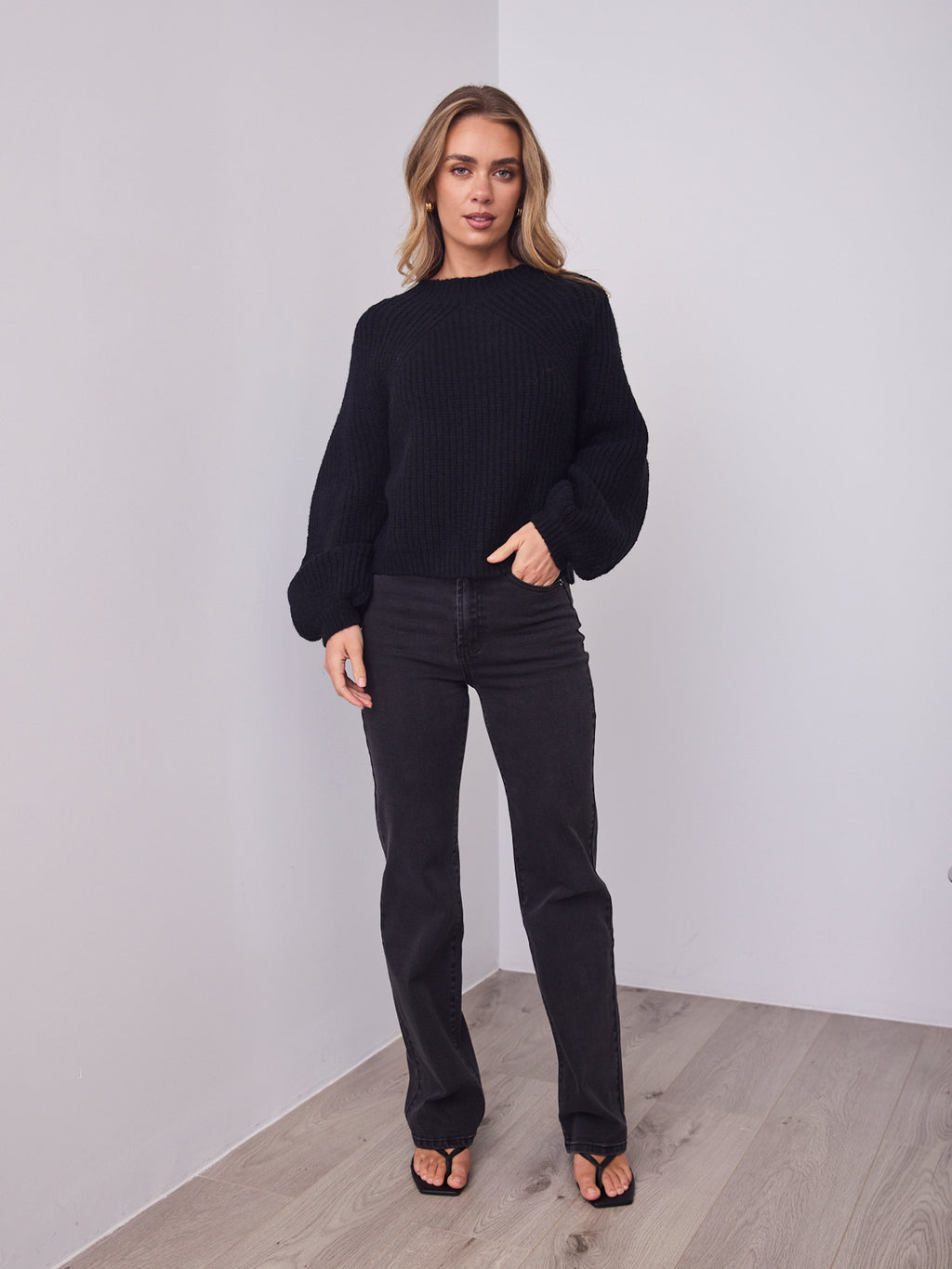 ANDREA KNIT - BLACK