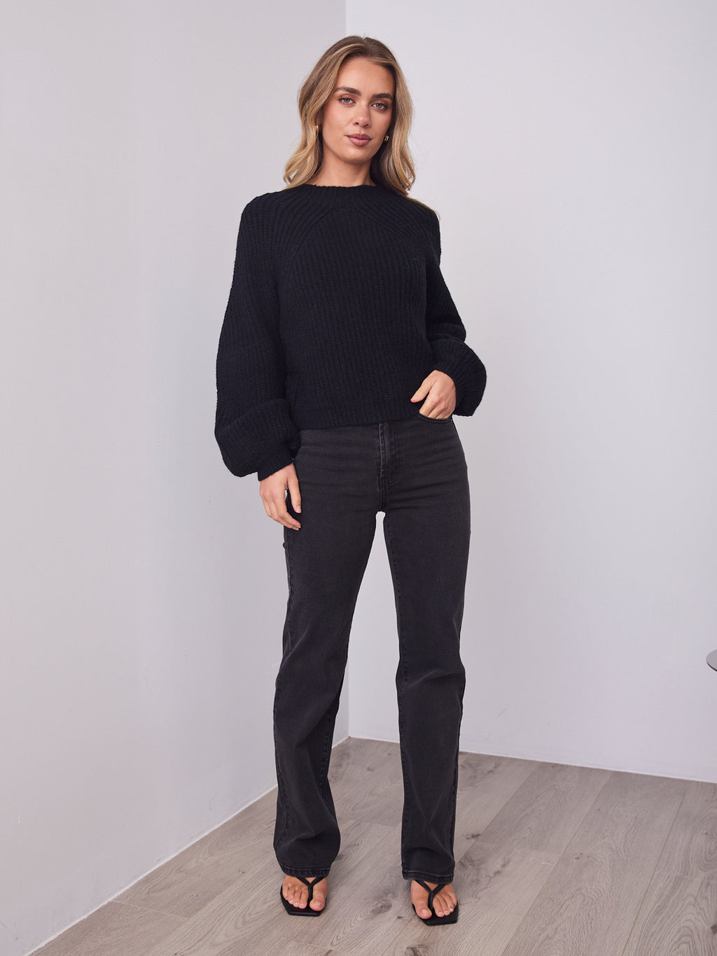ANDREA KNIT - BLACK