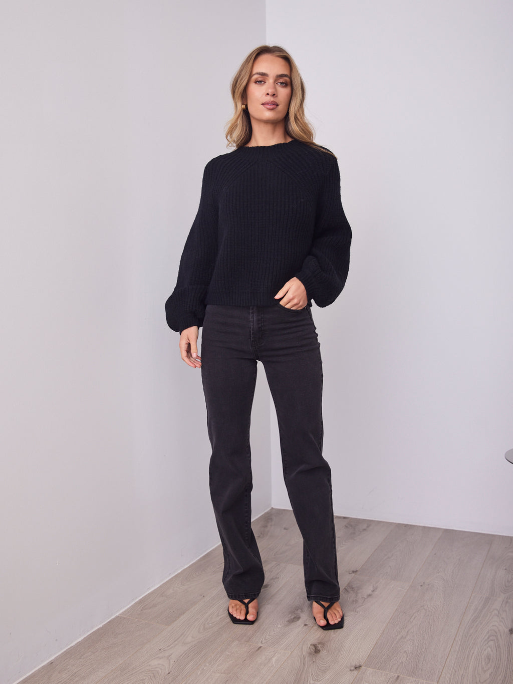ANDREA KNIT - BLACK