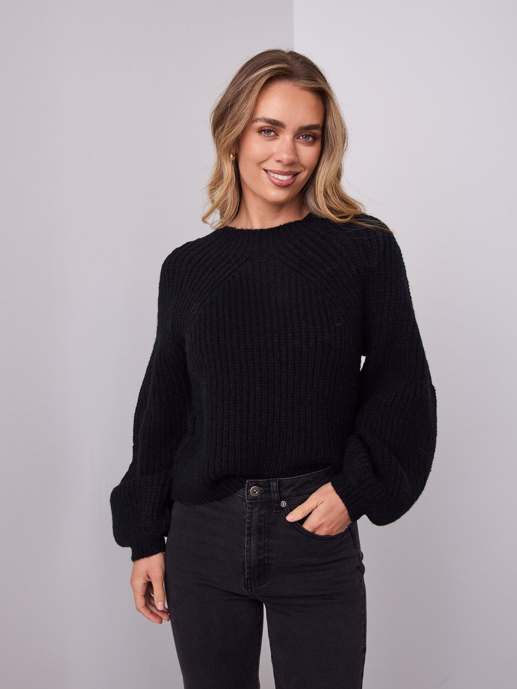 ANDREA KNIT - BLACK