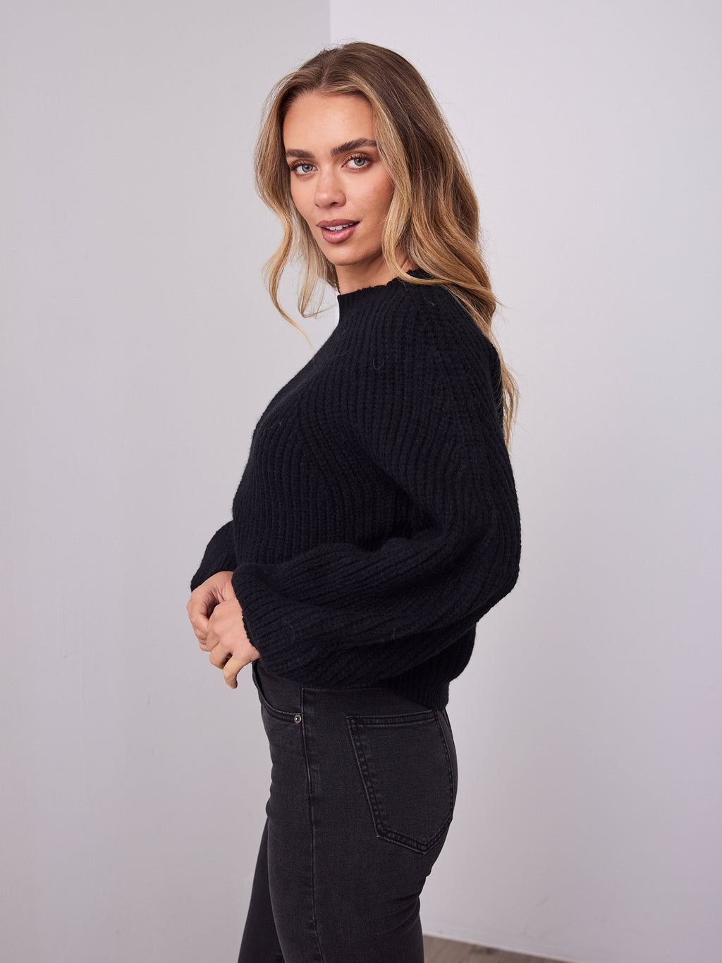 ANDREA KNIT - BLACK