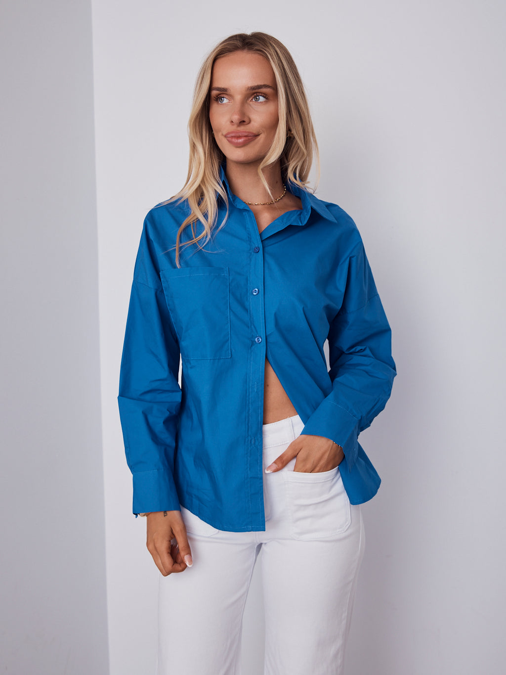 BLANCO SHIRT - COBOLT BLUE