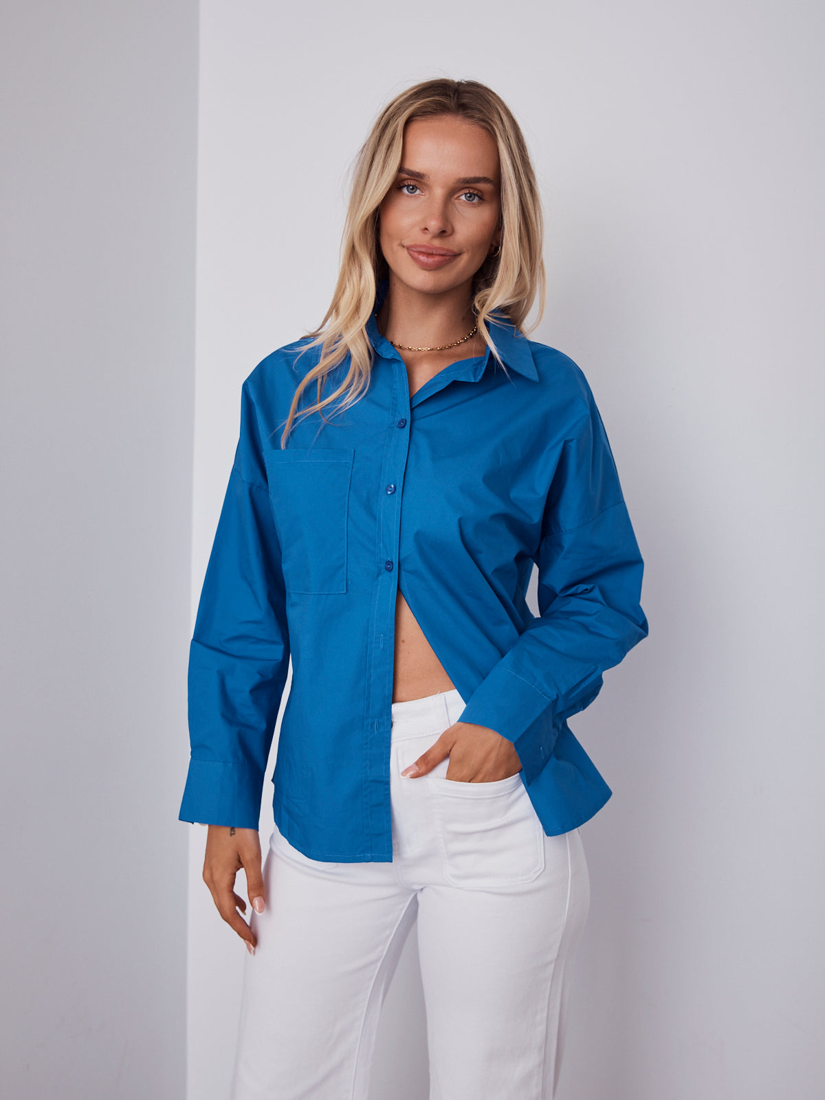 BLANCO SHIRT - COBOLT BLUE