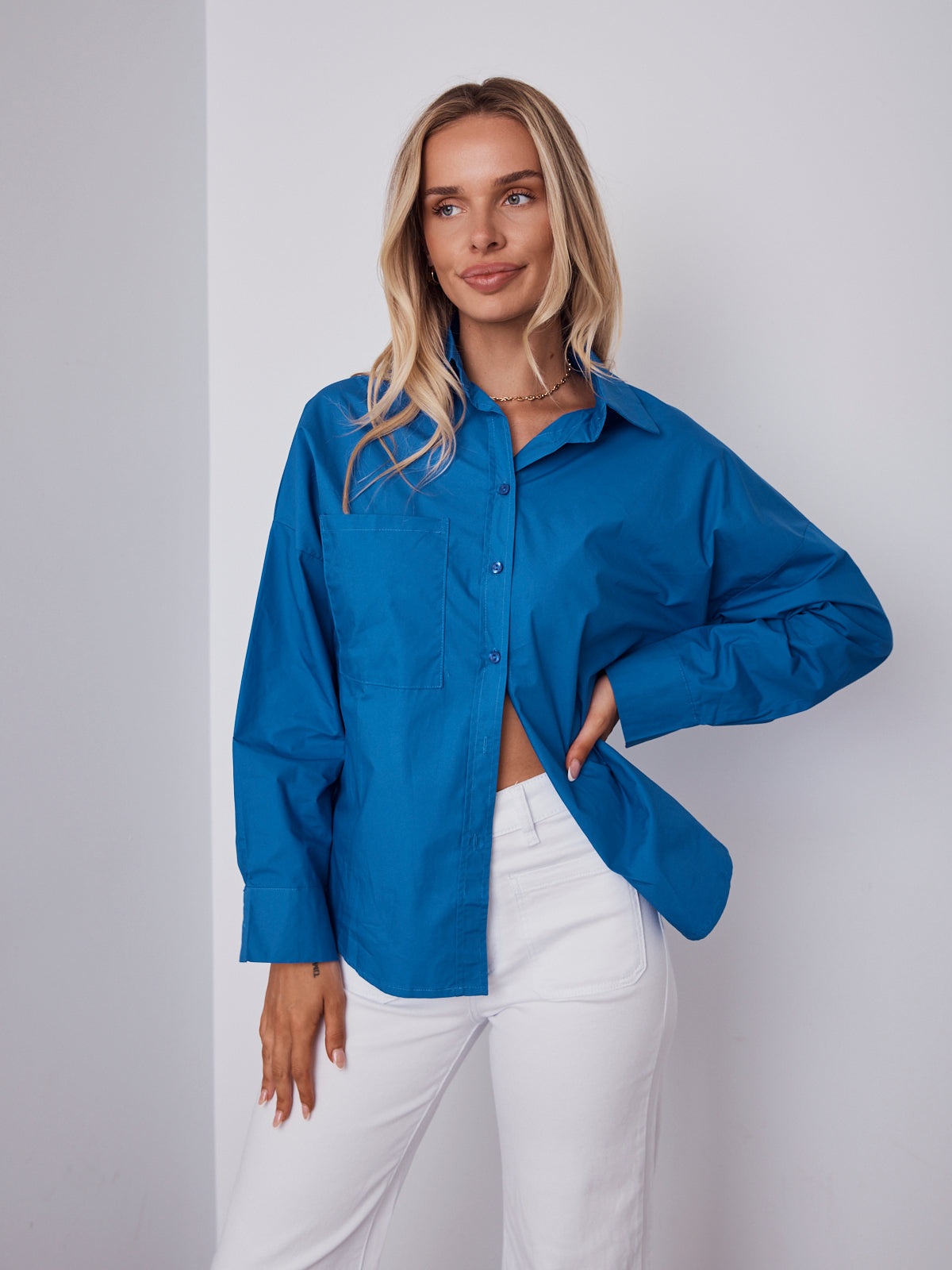 BLANCO SHIRT - COBOLT BLUE