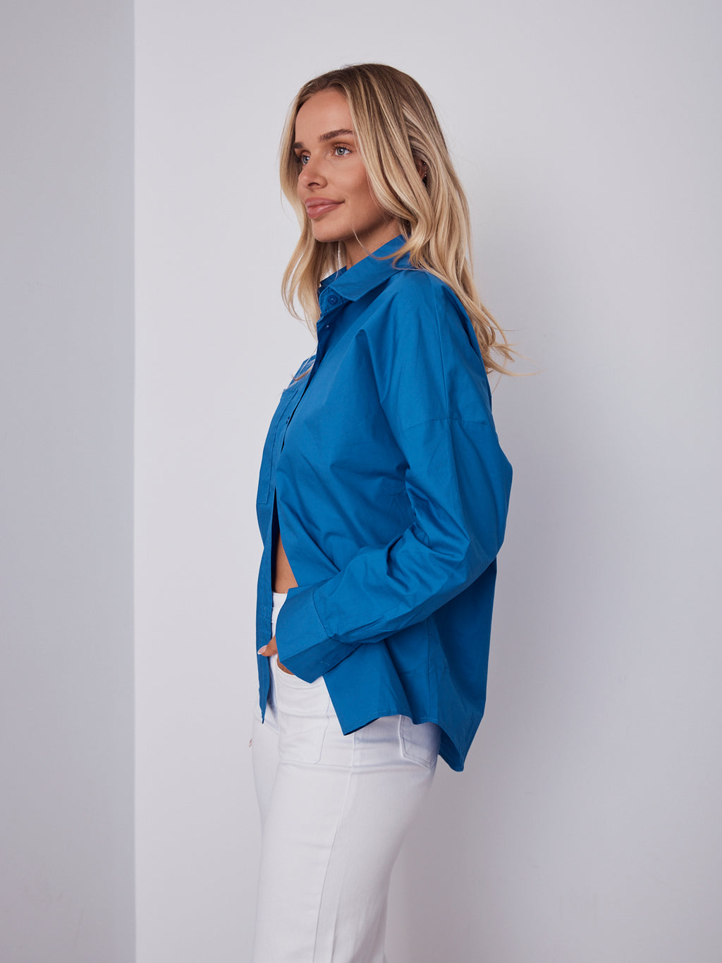 BLANCO SHIRT - COBOLT BLUE