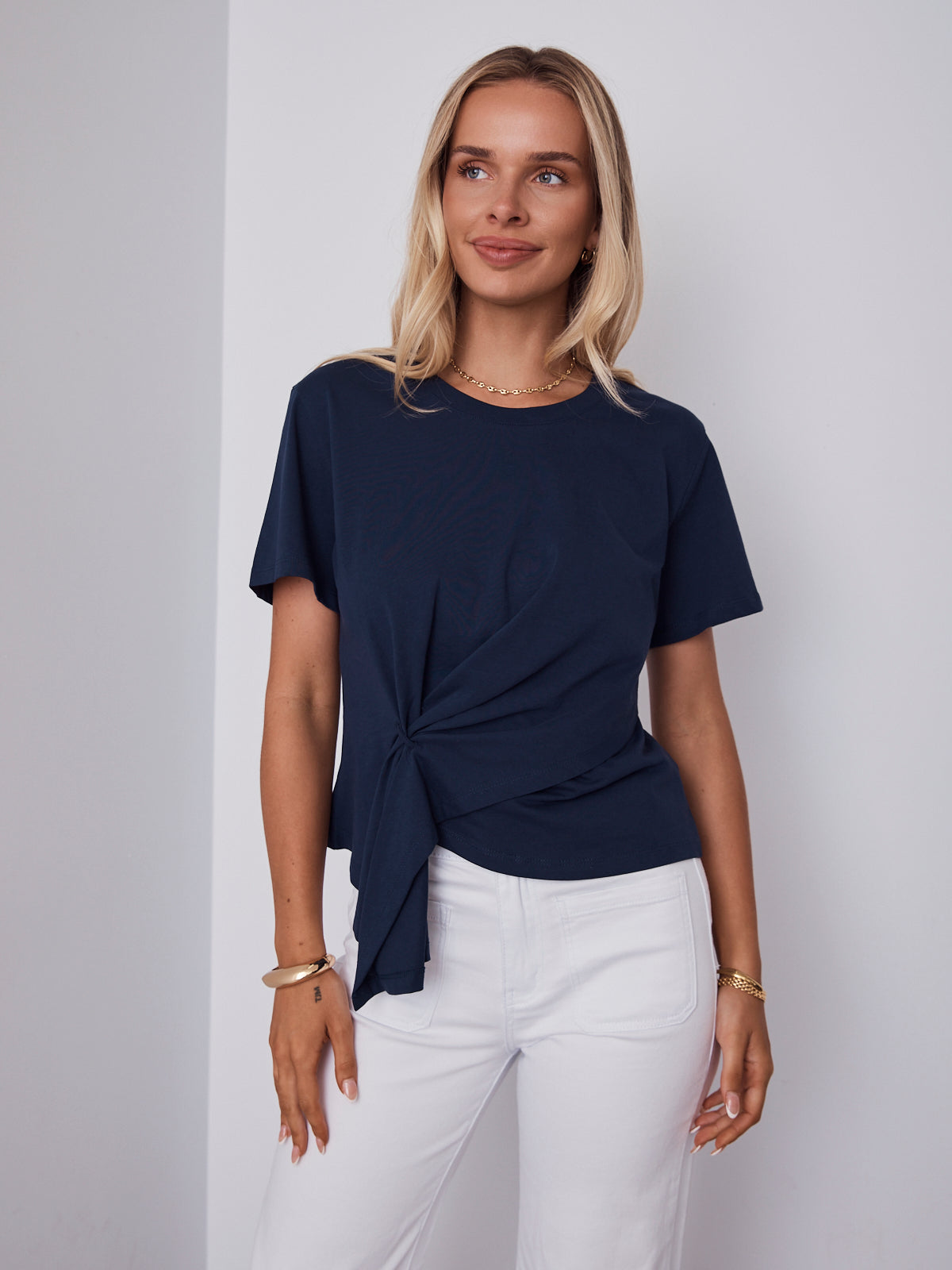 VALENTINA TEE - NAVY