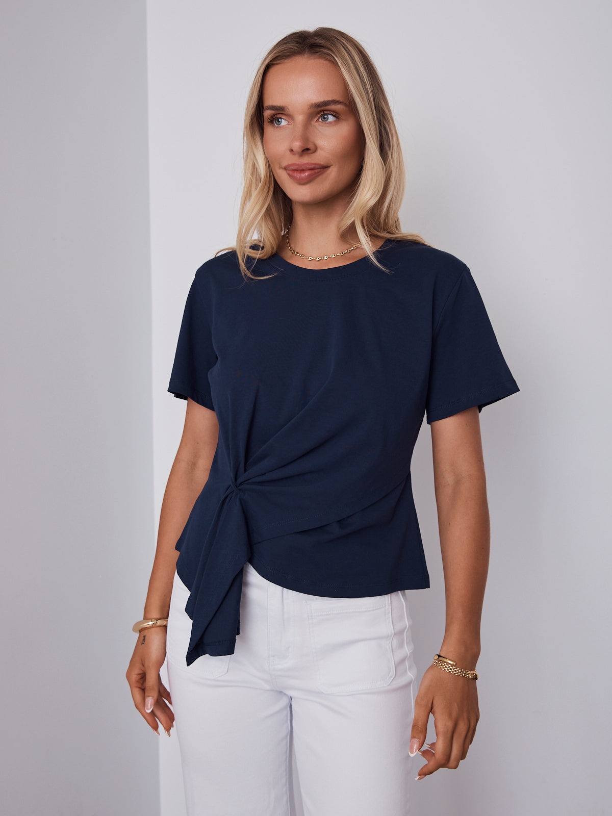 VALENTINA TEE - NAVY