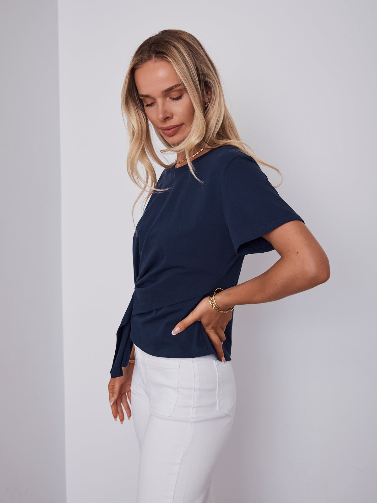 VALENTINA TEE - NAVY