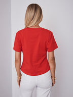 VALENTINA TEE - RED
