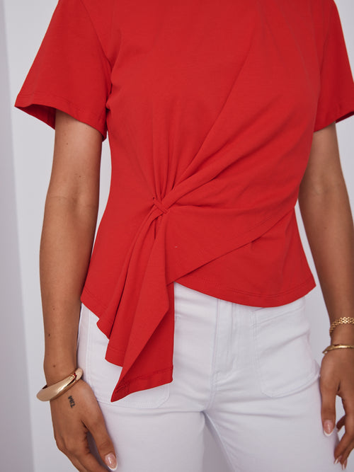 VALENTINA TEE - RED