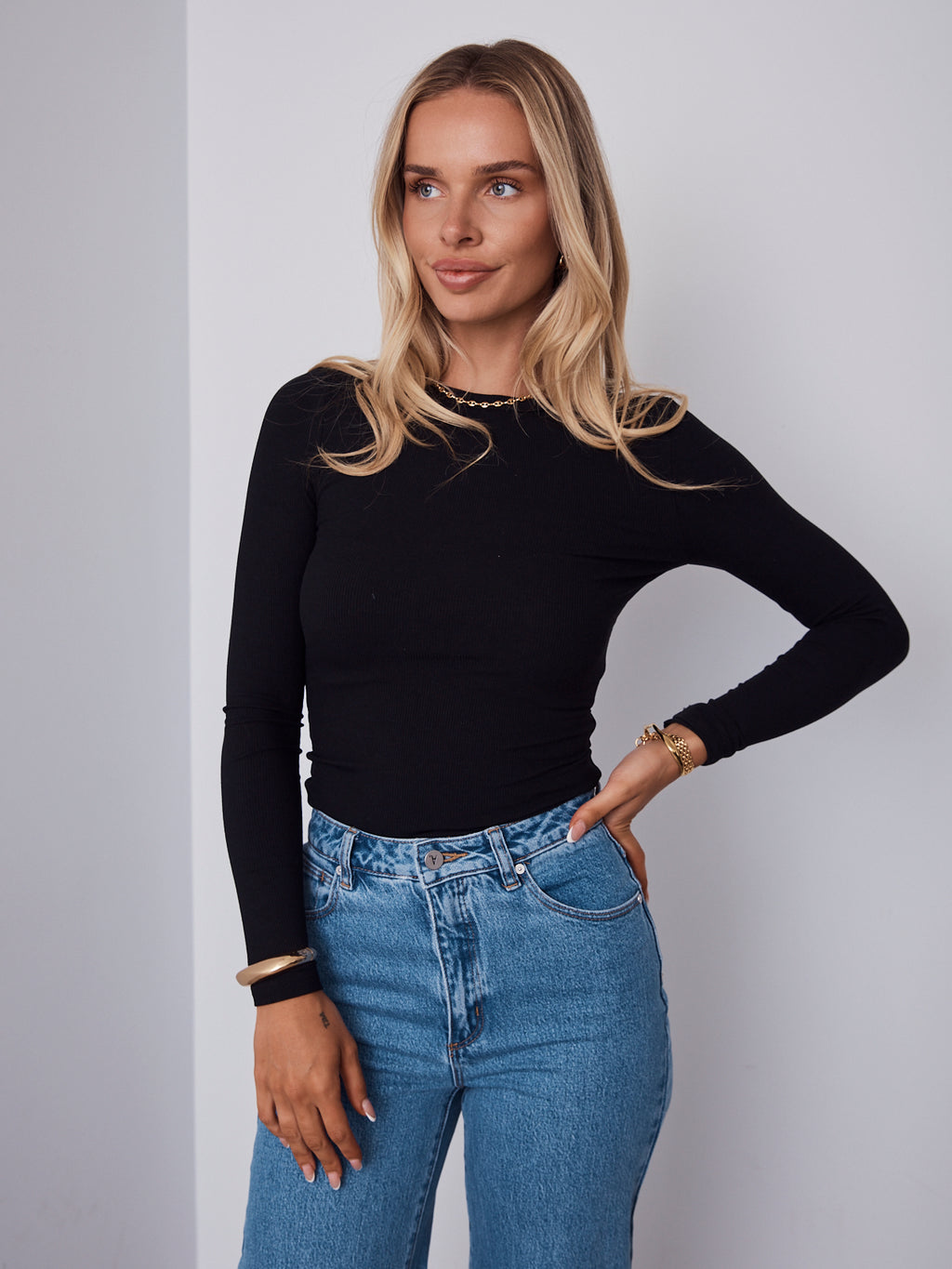 KAYLA TOP - BLACK