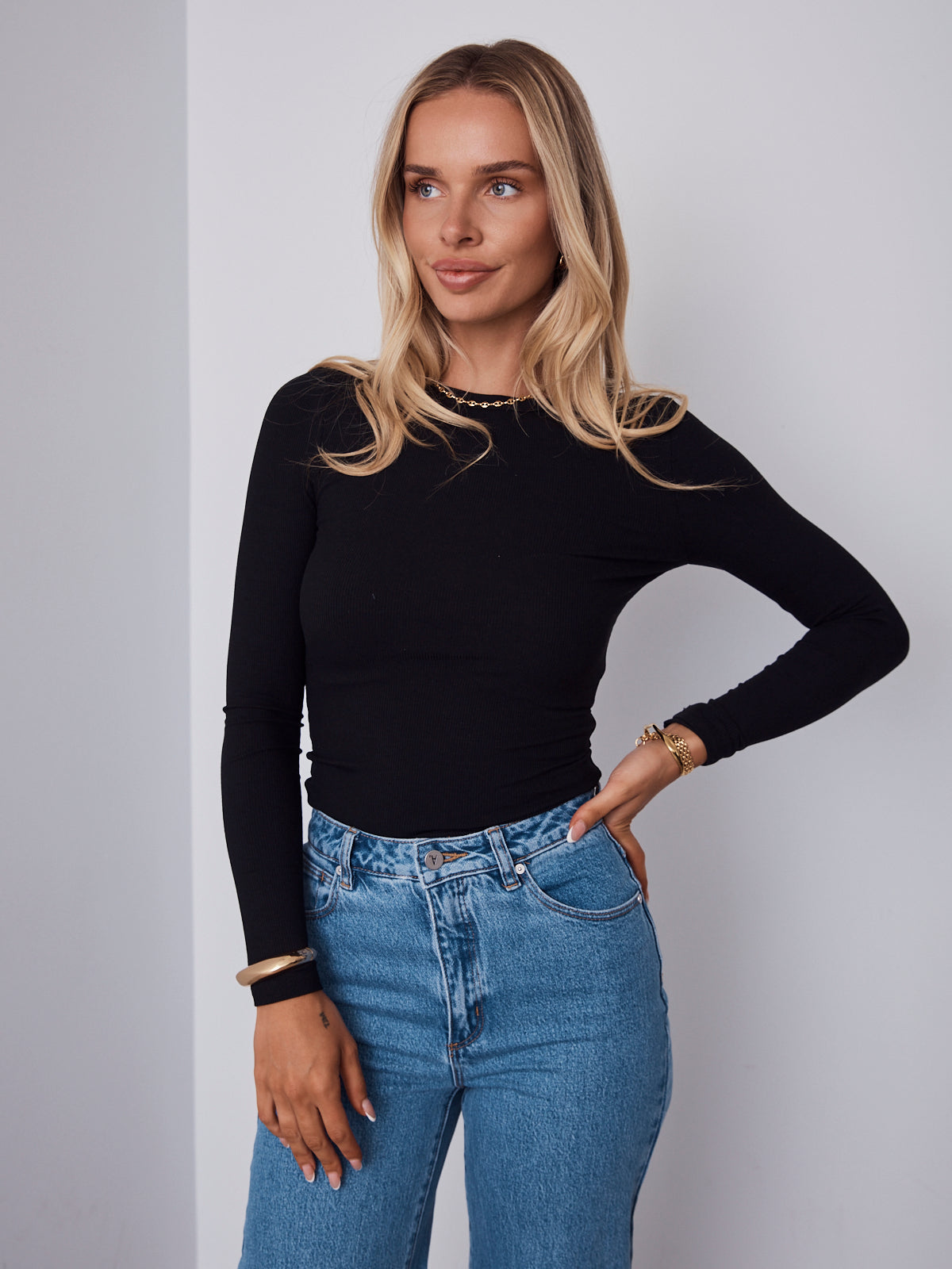 KAYLA TOP - BLACK