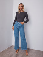 KAYLA TOP - CHARCOAL