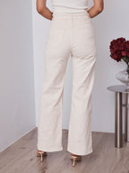 TEXAS STRETCH JEAN - CREAM (size down)