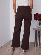 TEXAS STRETCH JEAN - CHOCOLATE BROWN (size down)