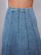 SERA MAXI SKIRT - DENIM