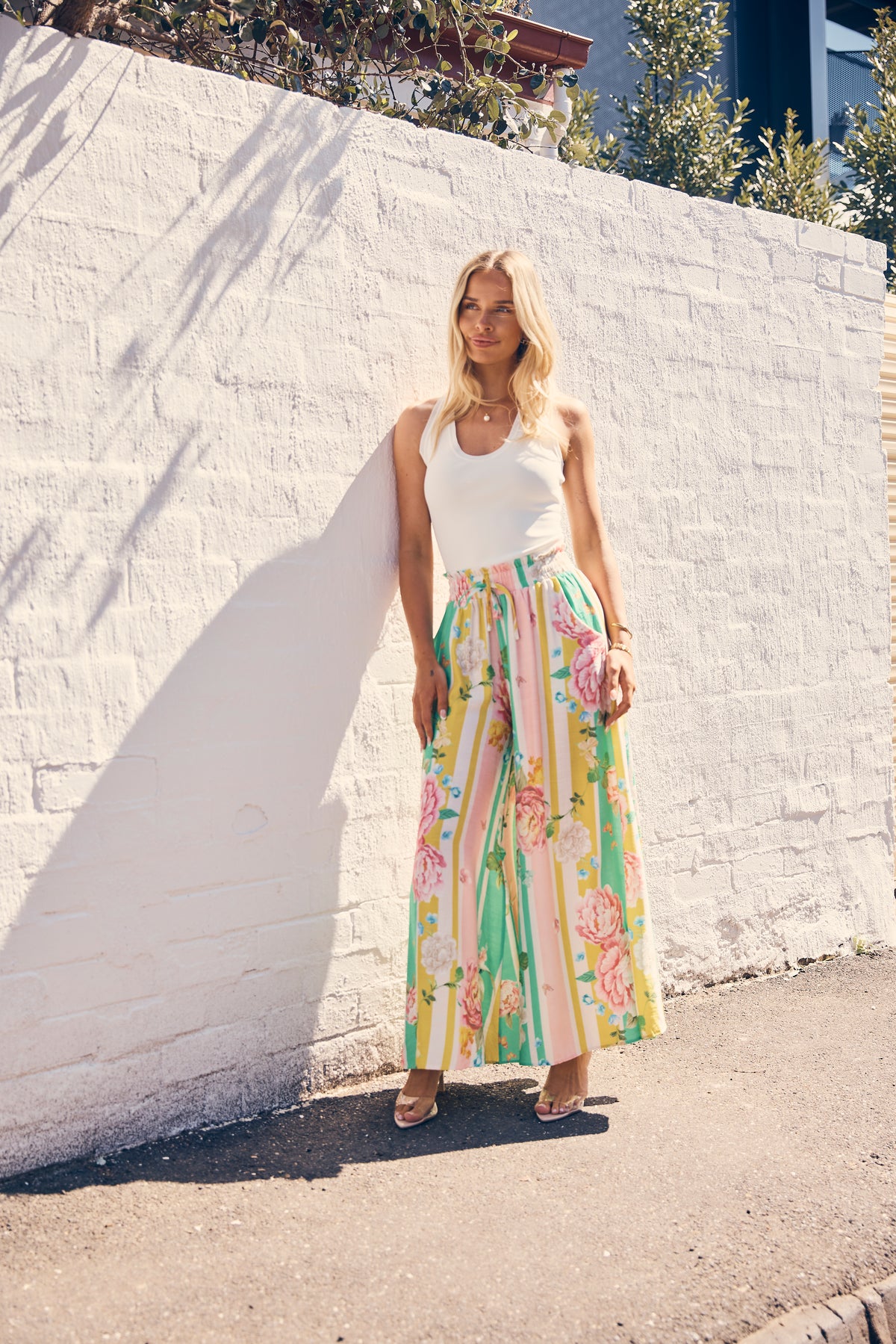 MIYAH WIDE LEG PANT - MULTI