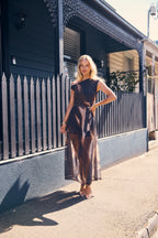 AVALON DRESS - CHOCOLATE