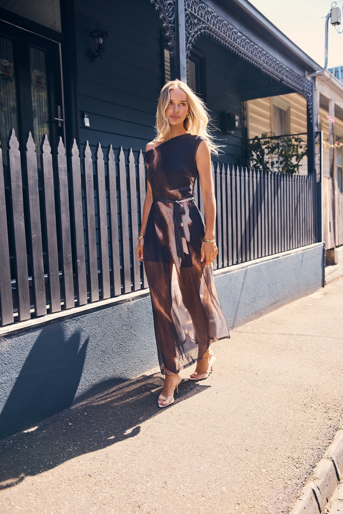 AVALON DRESS - CHOCOLATE