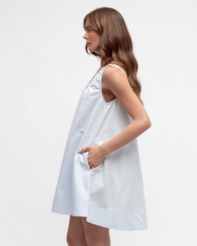 VANESSA MINI DRESS - BABY BLUE
