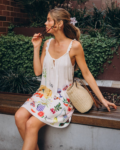 SHILOH DRESS - WHITE