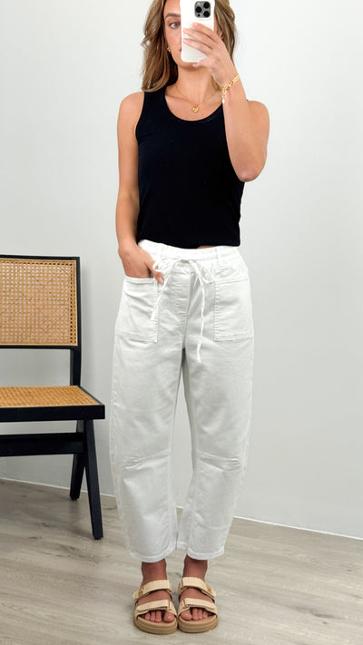 JASON JOGGERS - WHITE