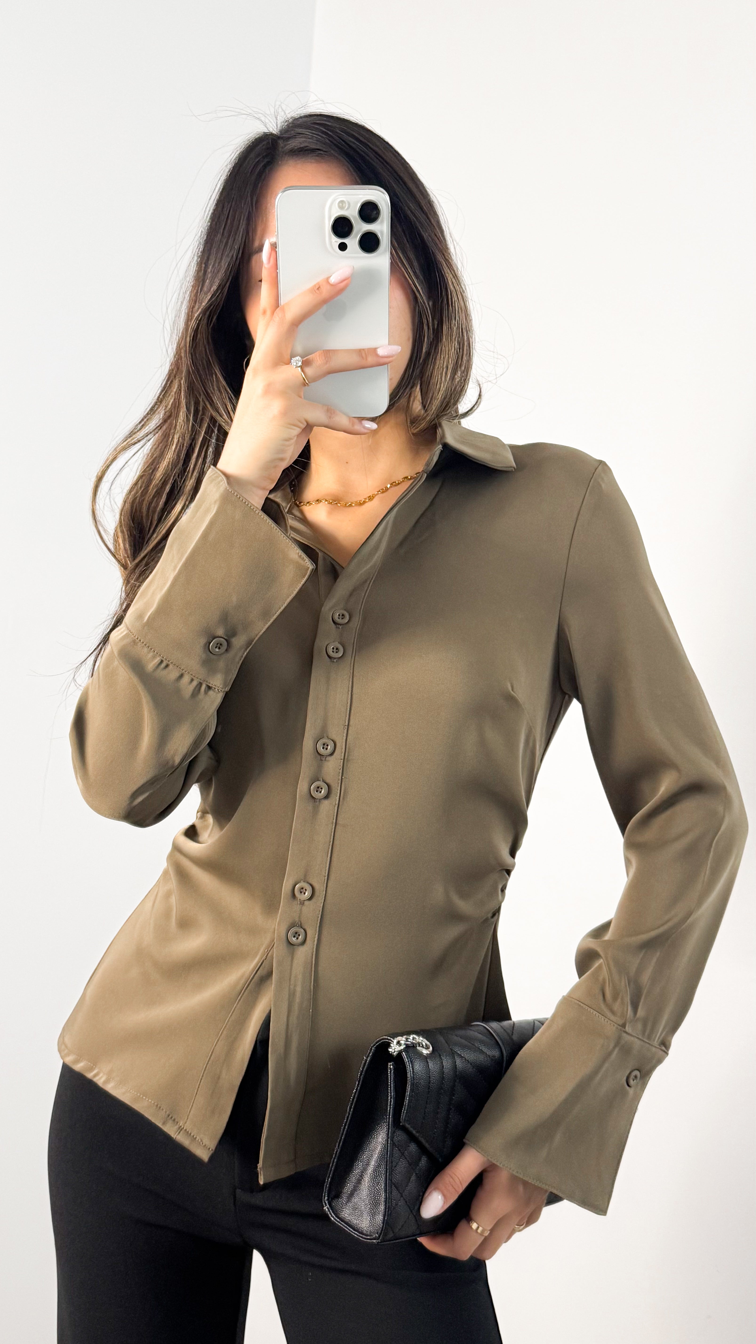 KIANA SHIRT - OLIVE