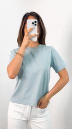 LENNON TEE - PALE BLUE