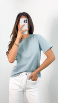 LENNON TEE - PALE BLUE