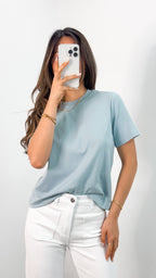 LENNON TEE - PALE BLUE