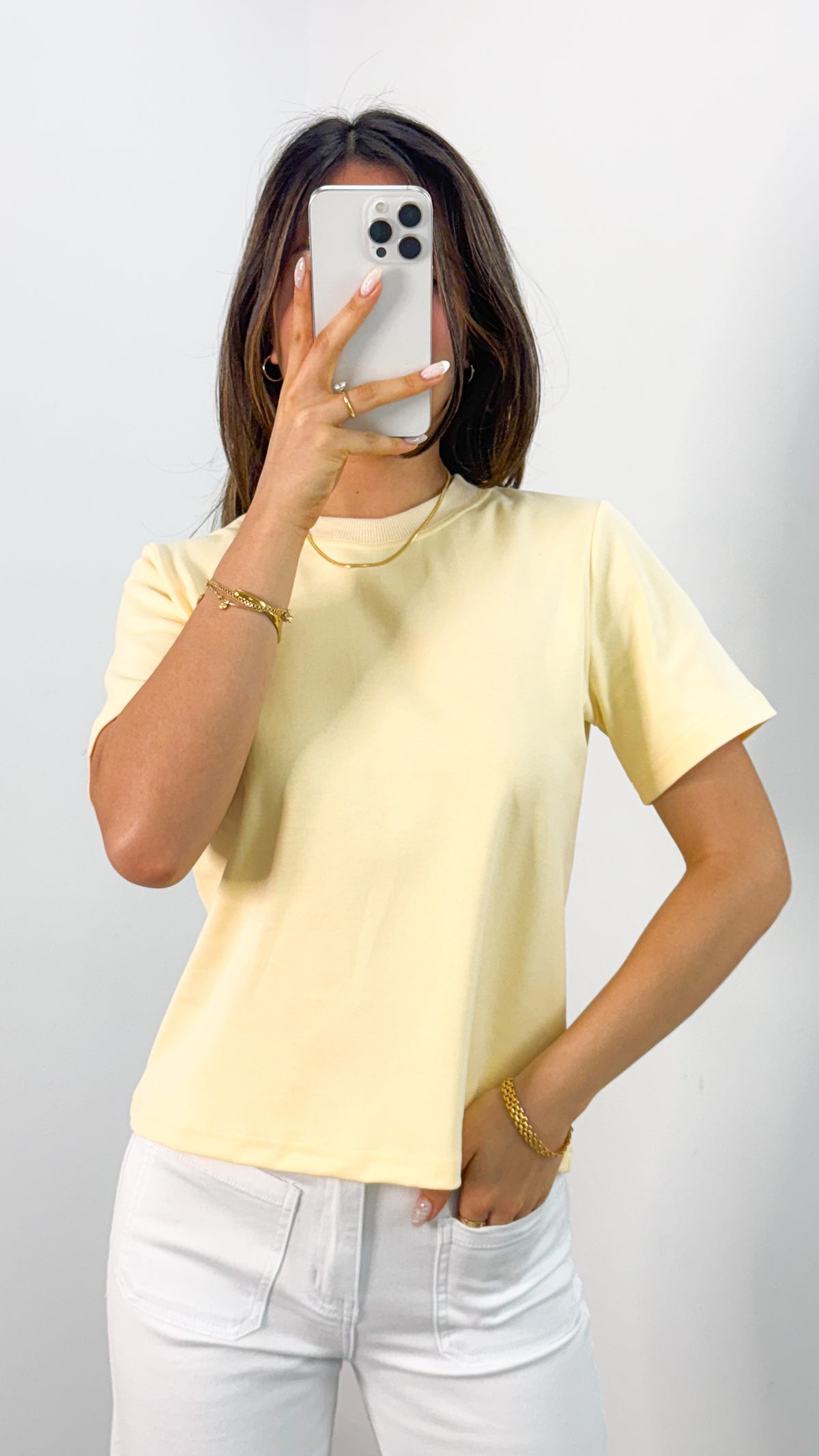LENNON TEE - BUTTER YELLOW
