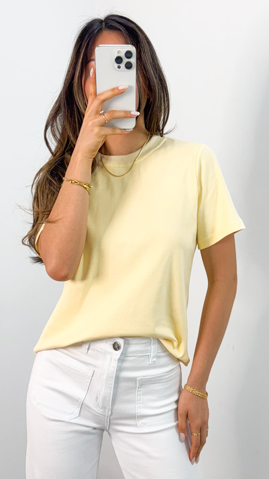 LENNON TEE - BUTTER YELLOW