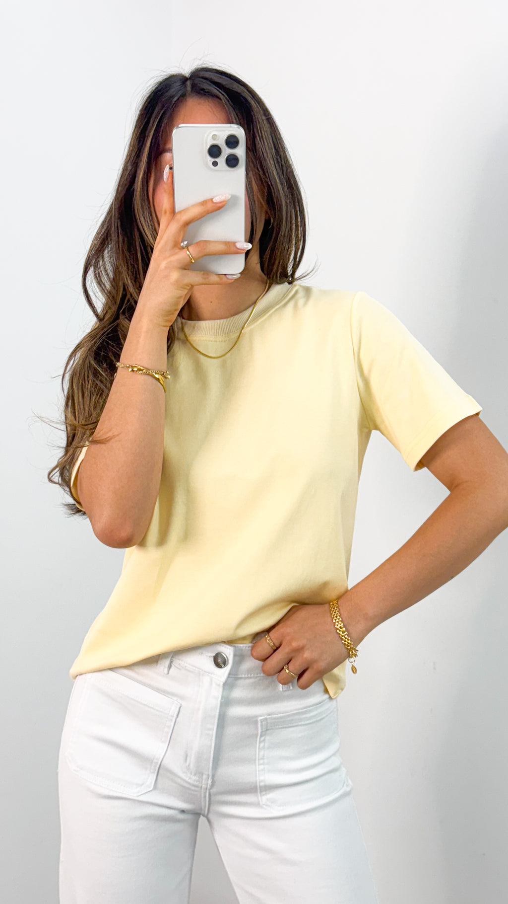 LENNON TEE - BUTTER YELLOW