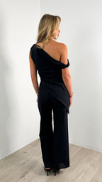 KAI LINEN LOOK SET- BLACK