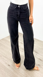 STELLA JEAN - WASHED BLACK