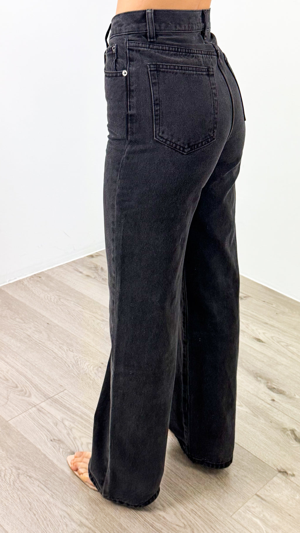 STELLA JEAN - WASHED BLACK