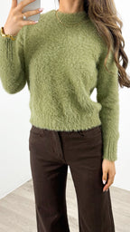 DOMINIQUE KNIT - MOSS GREEN