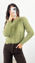 DOMINIQUE KNIT - MOSS GREEN