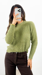 DOMINIQUE KNIT - MOSS GREEN