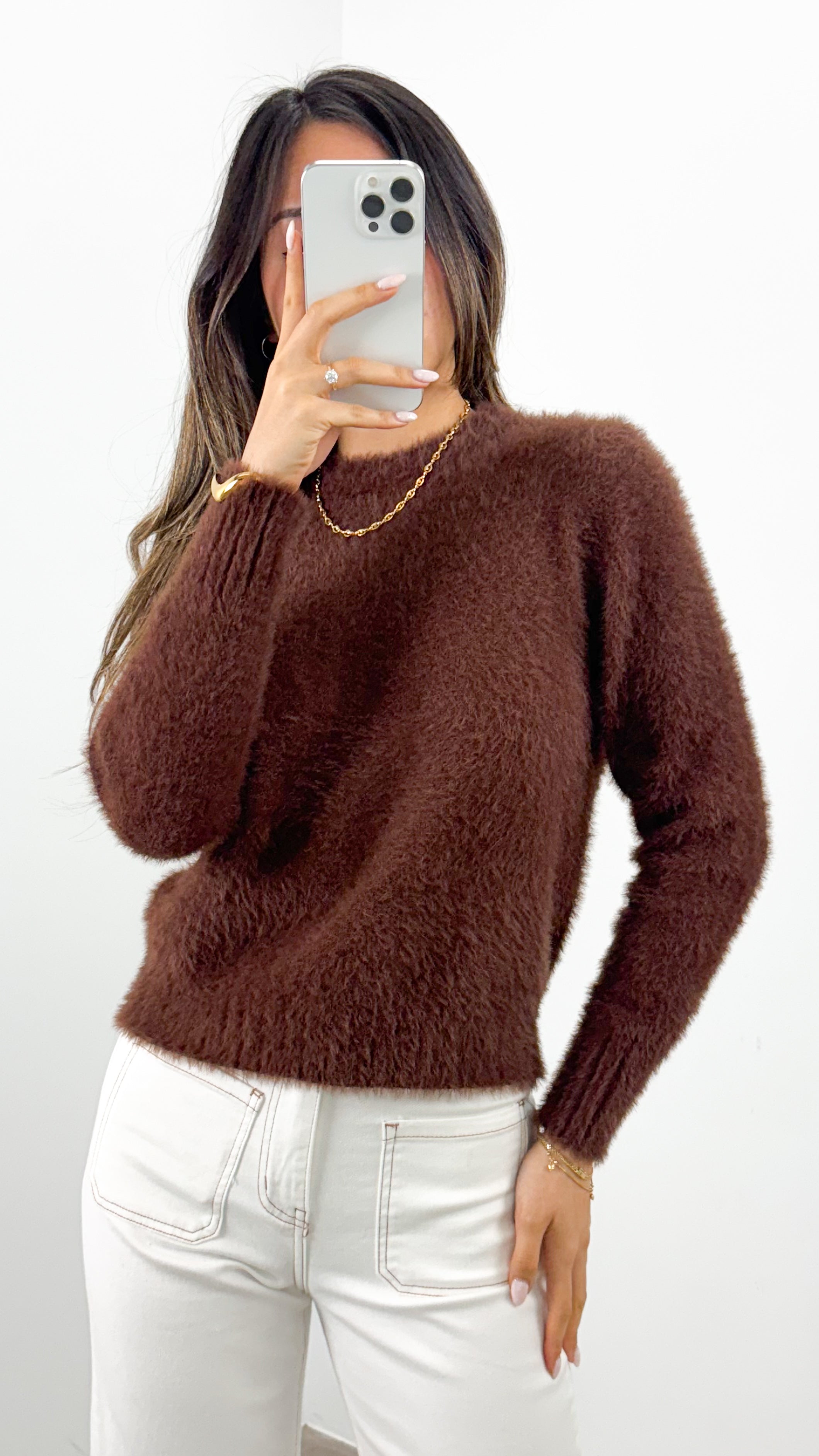 DOMINIQUE KNIT - CHOCOLATE