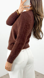 DOMINIQUE KNIT - CHOCOLATE