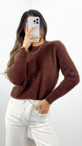 DOMINIQUE KNIT - CHOCOLATE